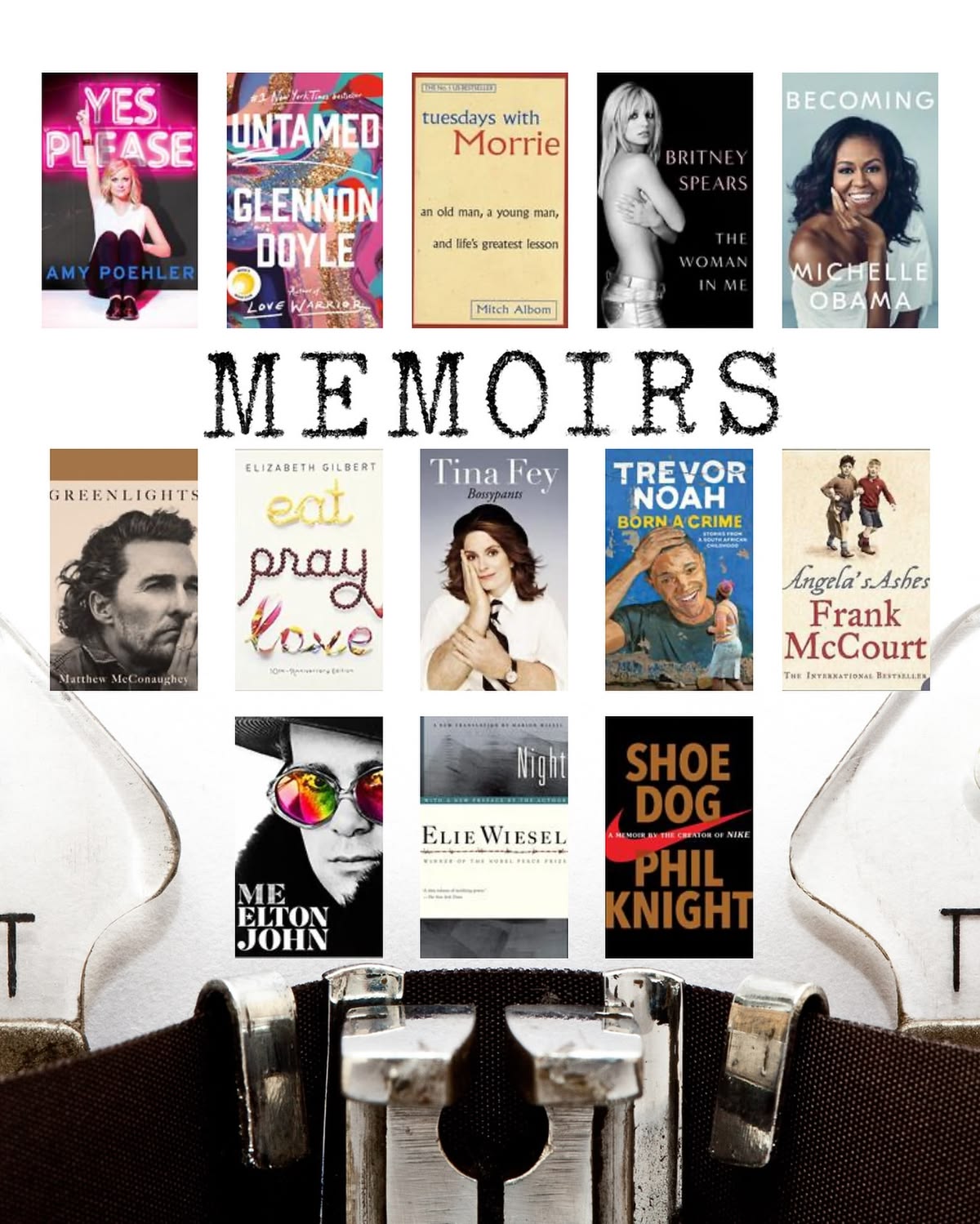 Memoir and biography books